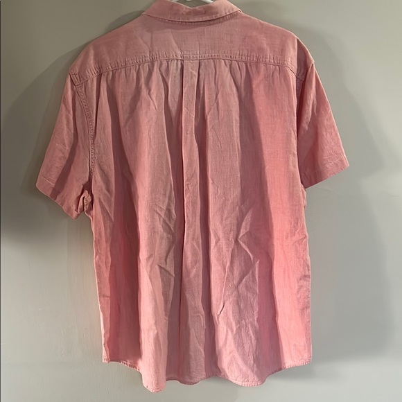 Old Navy Pink Casual Button Down Shirt Relaxed Fit - Picture 9 of 9